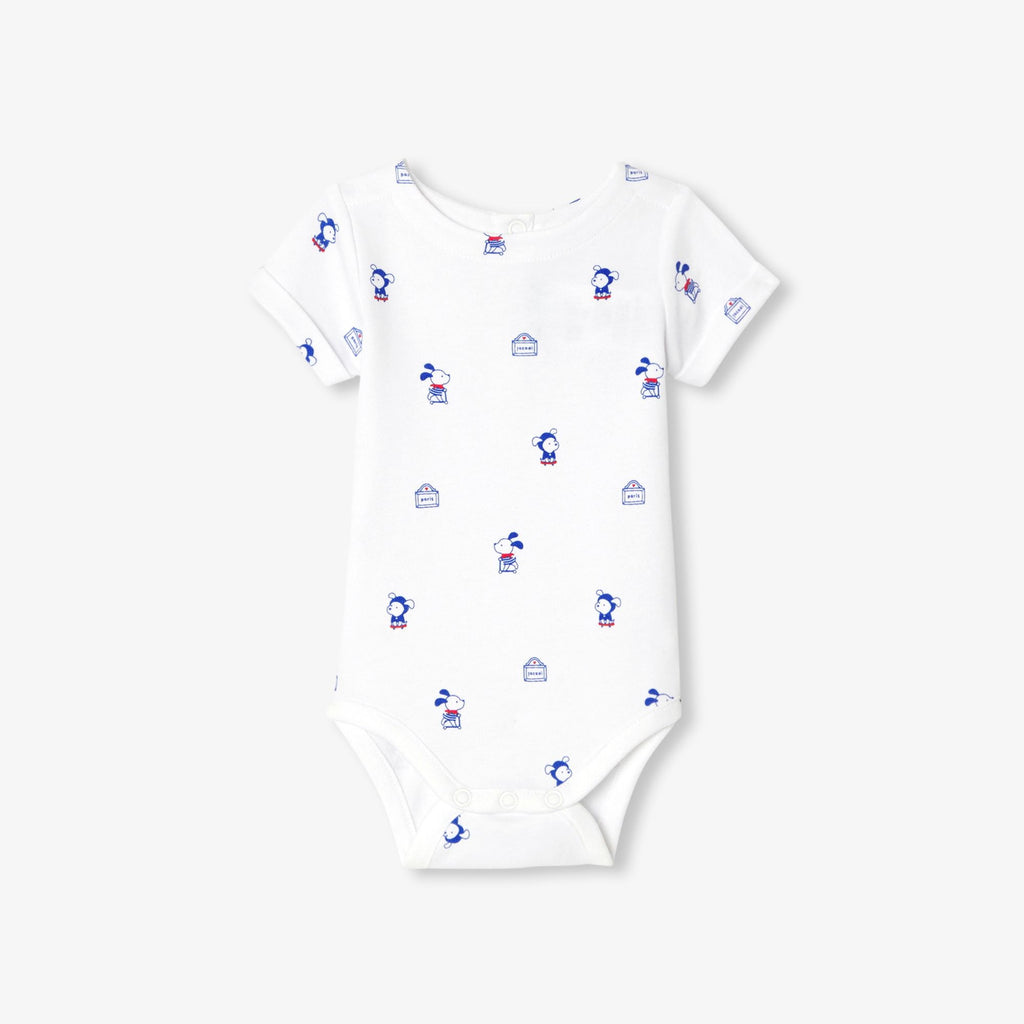 JC-NB092 - Jacadi Baby Boy Interlock Cotton Bodysuit