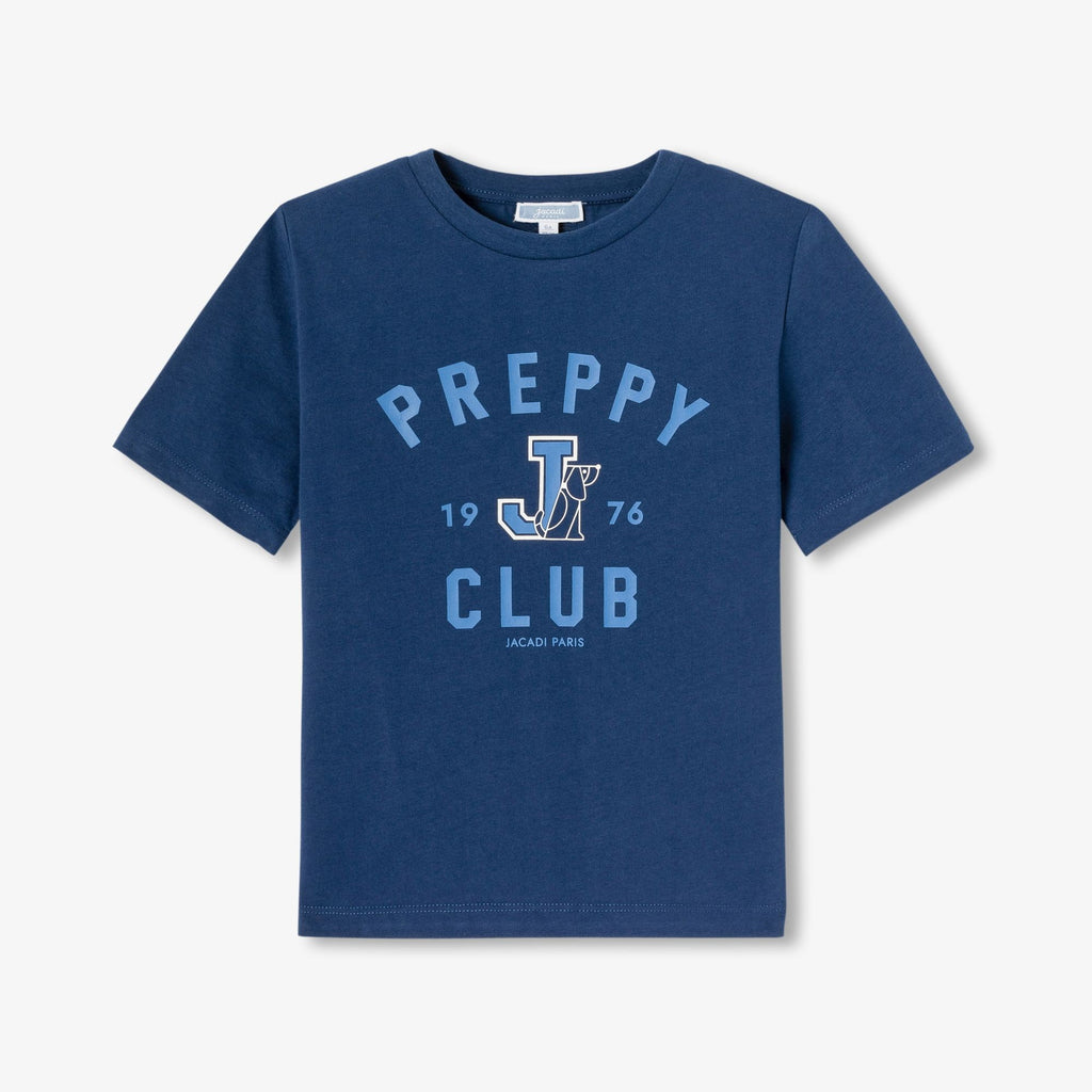 Boy cotton T-shirt - Dark Blue