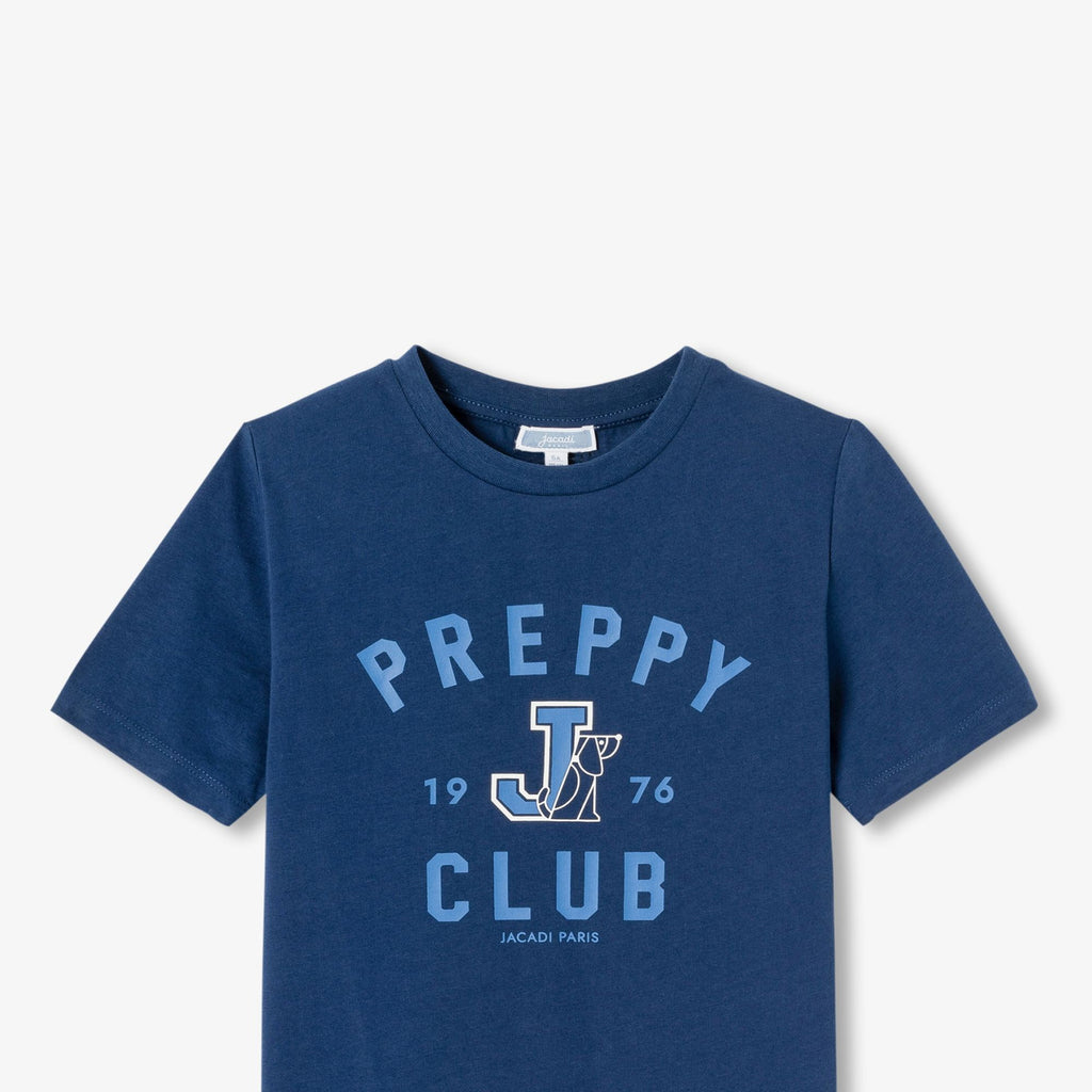 Boy cotton T-shirt - Dark Blue