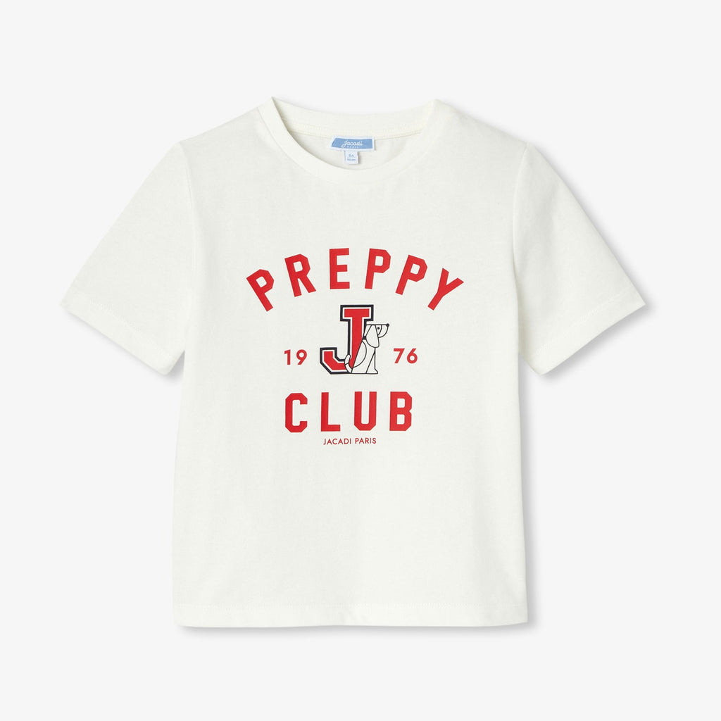 Boy cotton T-shirt - Jacadi Sweet White