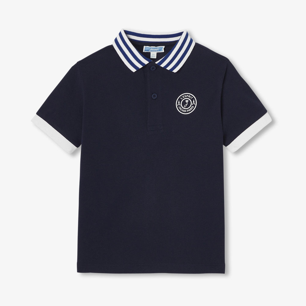 Children's cotton polo shirt shirt