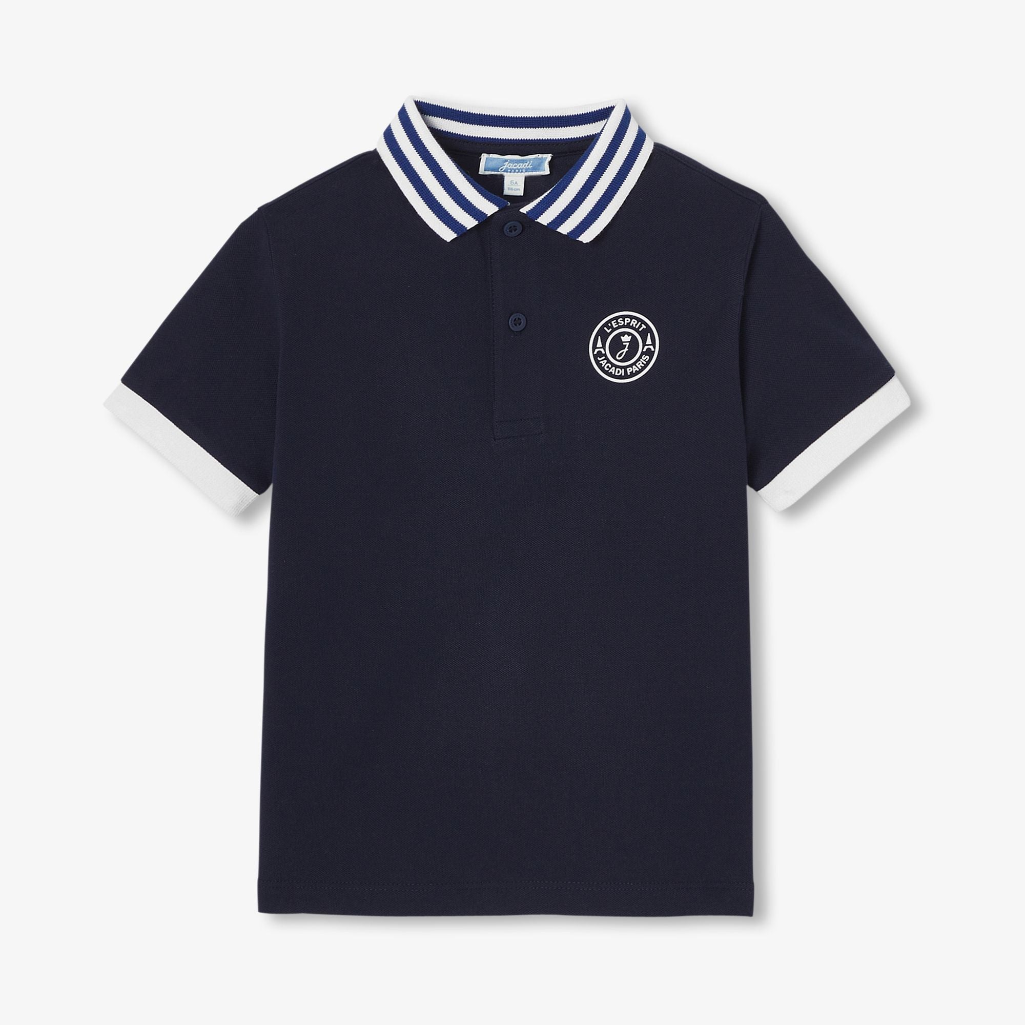 Children's cotton polo shirt shirt