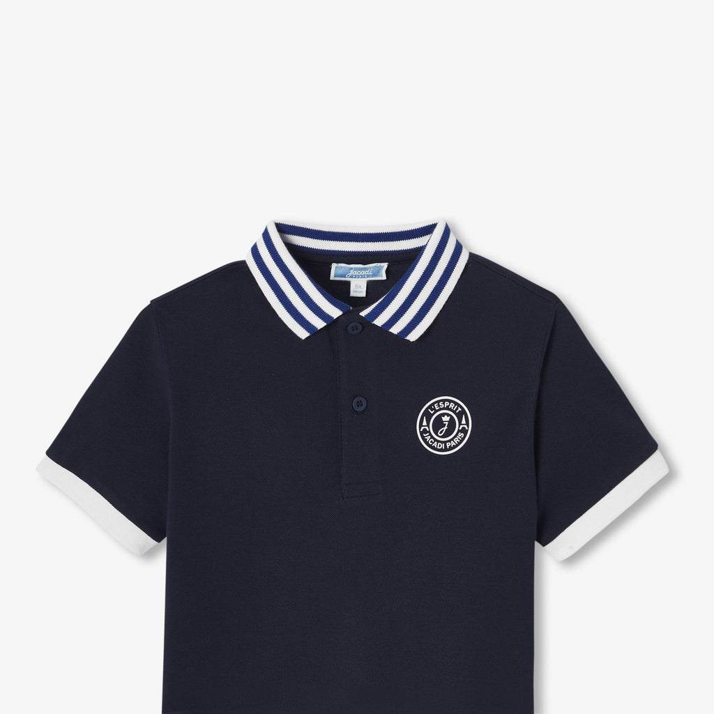 Children's cotton polo shirt shirt
