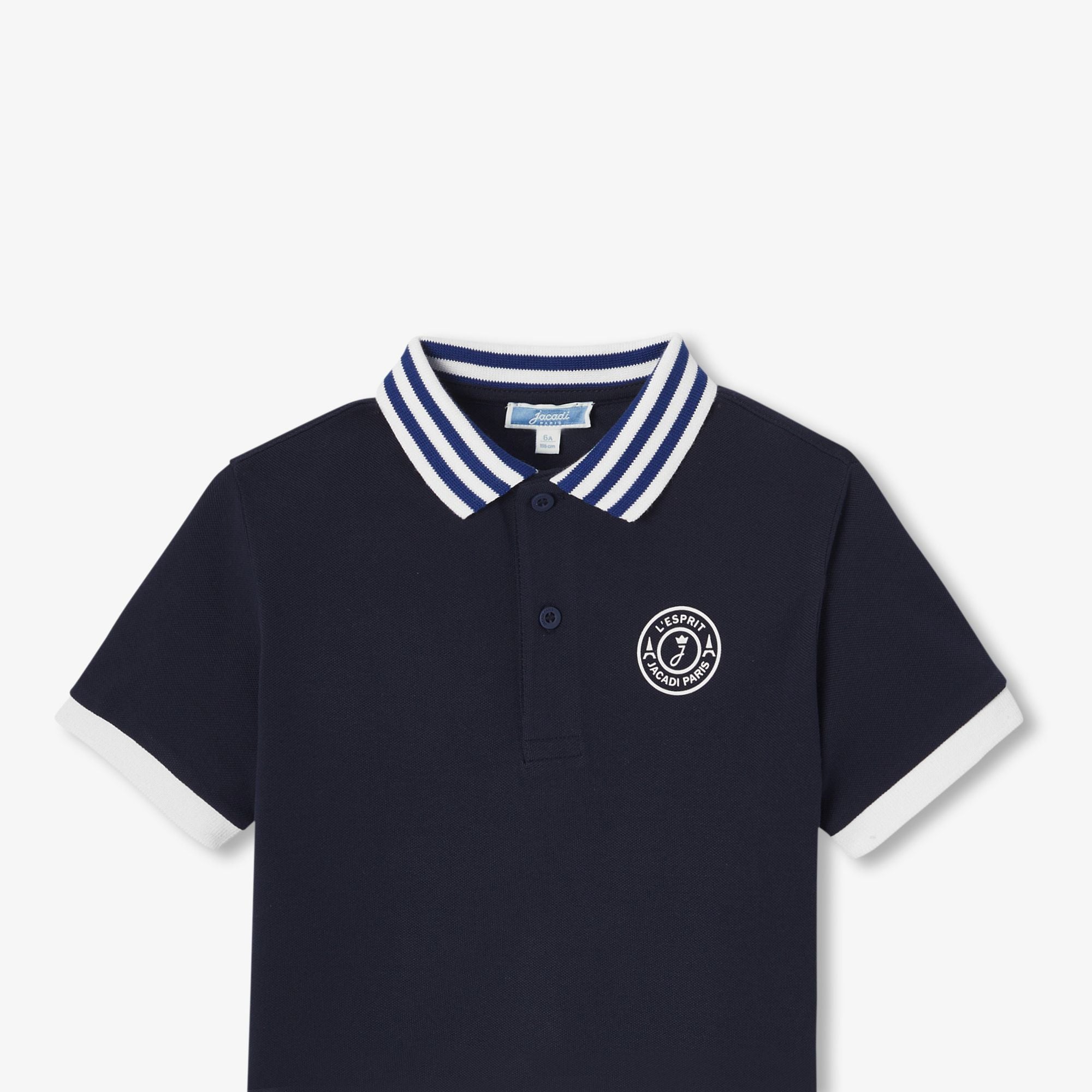 Children's cotton polo shirt shirt