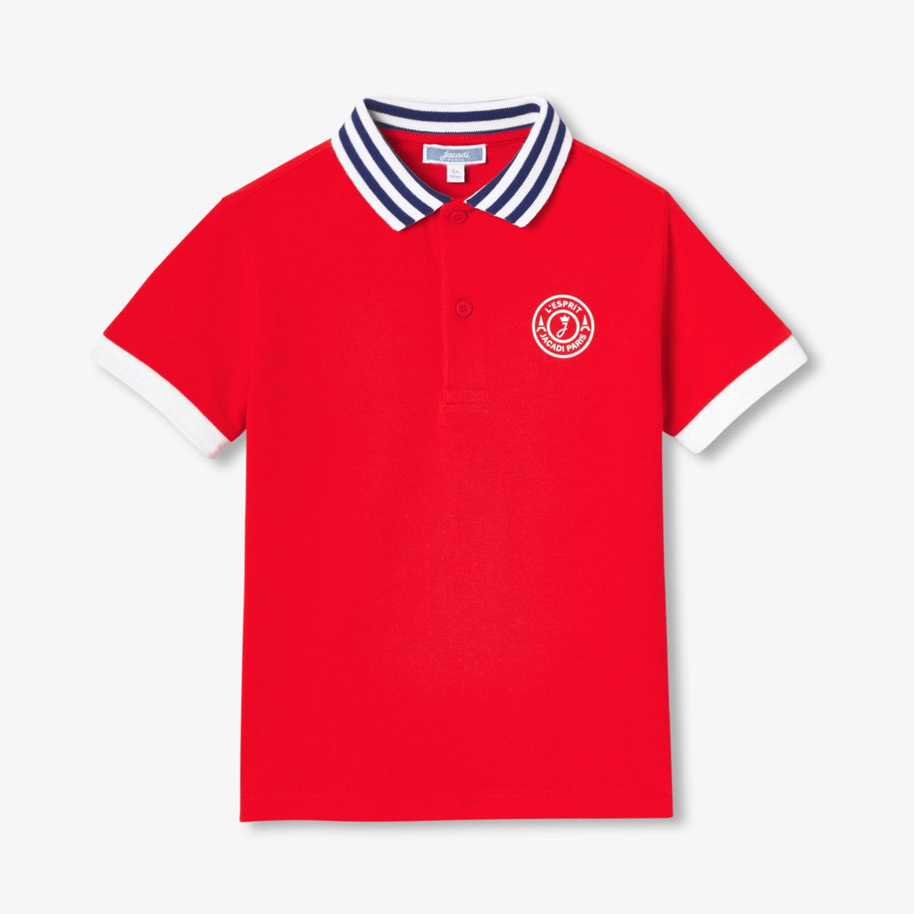 Children's cotton polo shirt shirt