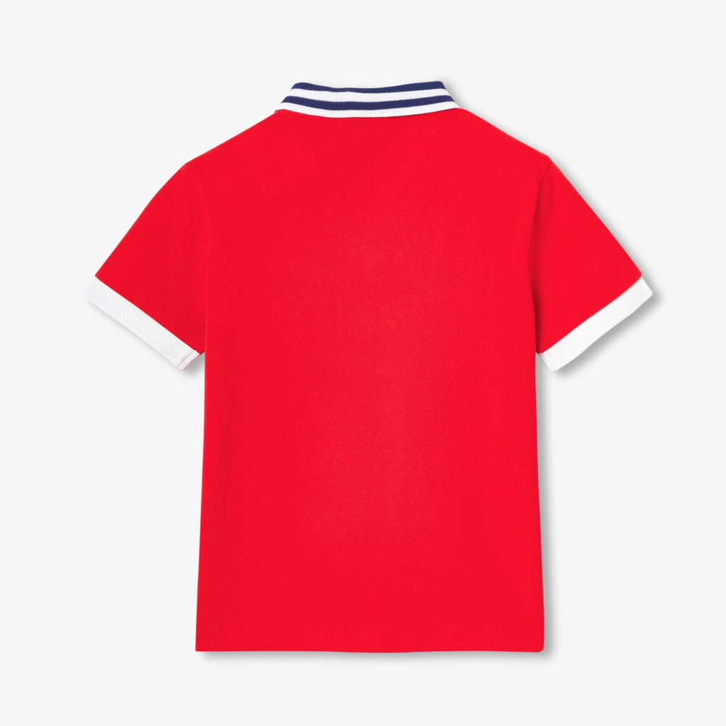 Children's cotton polo shirt shirt
