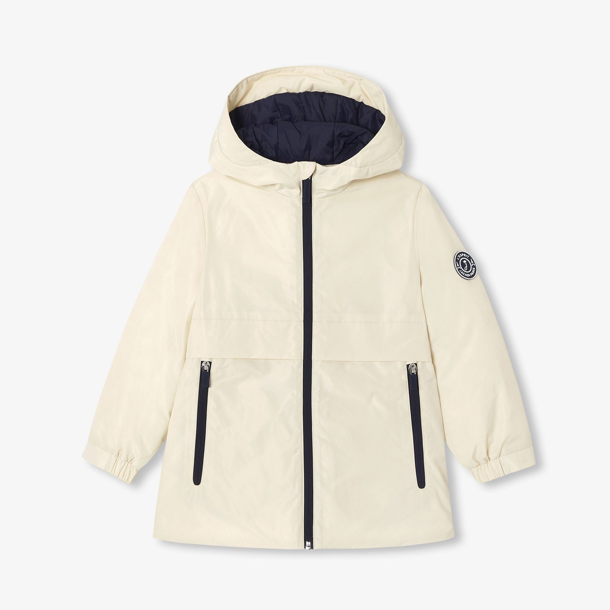 Water-repellent parka for boys