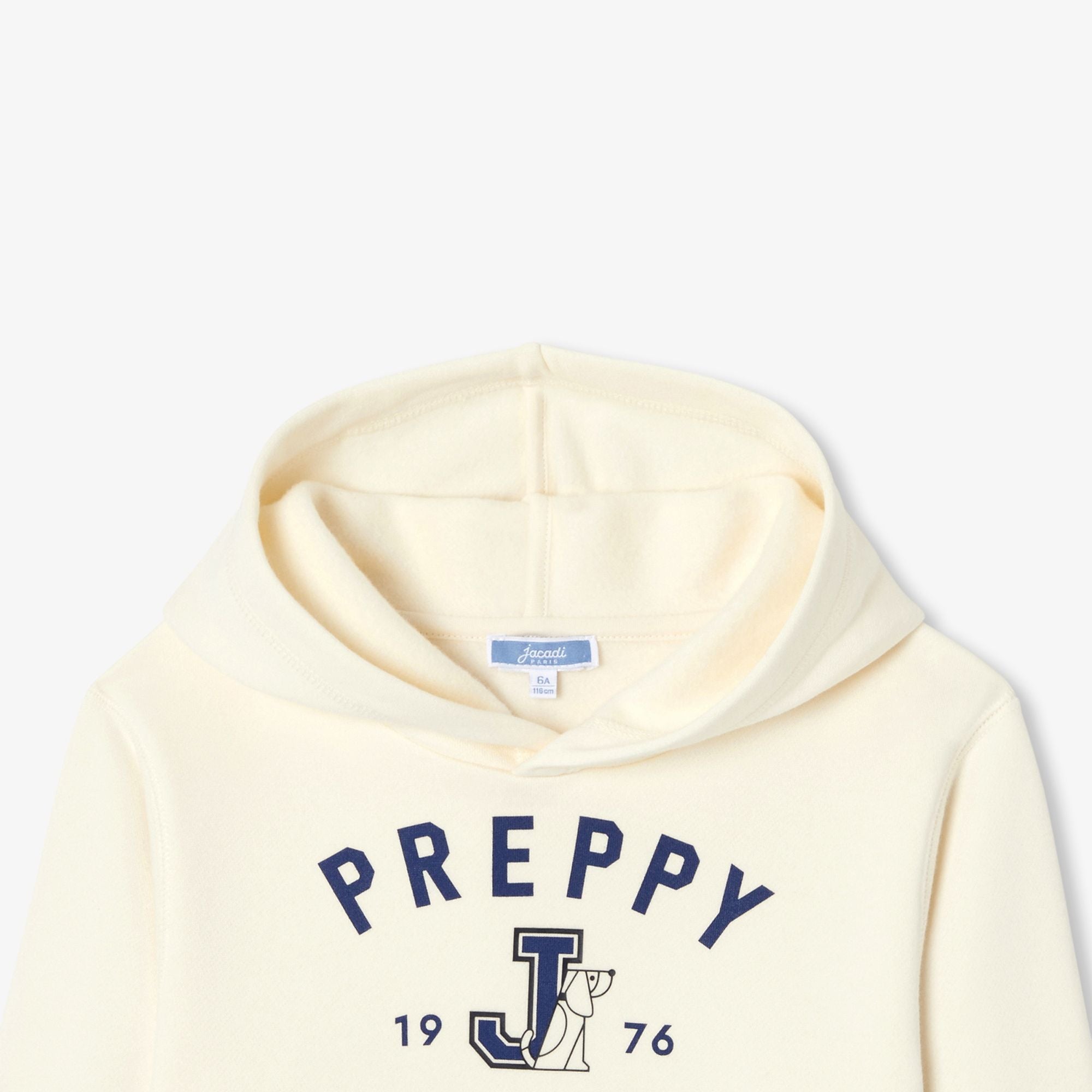 Boy hoodie - Rope Beige