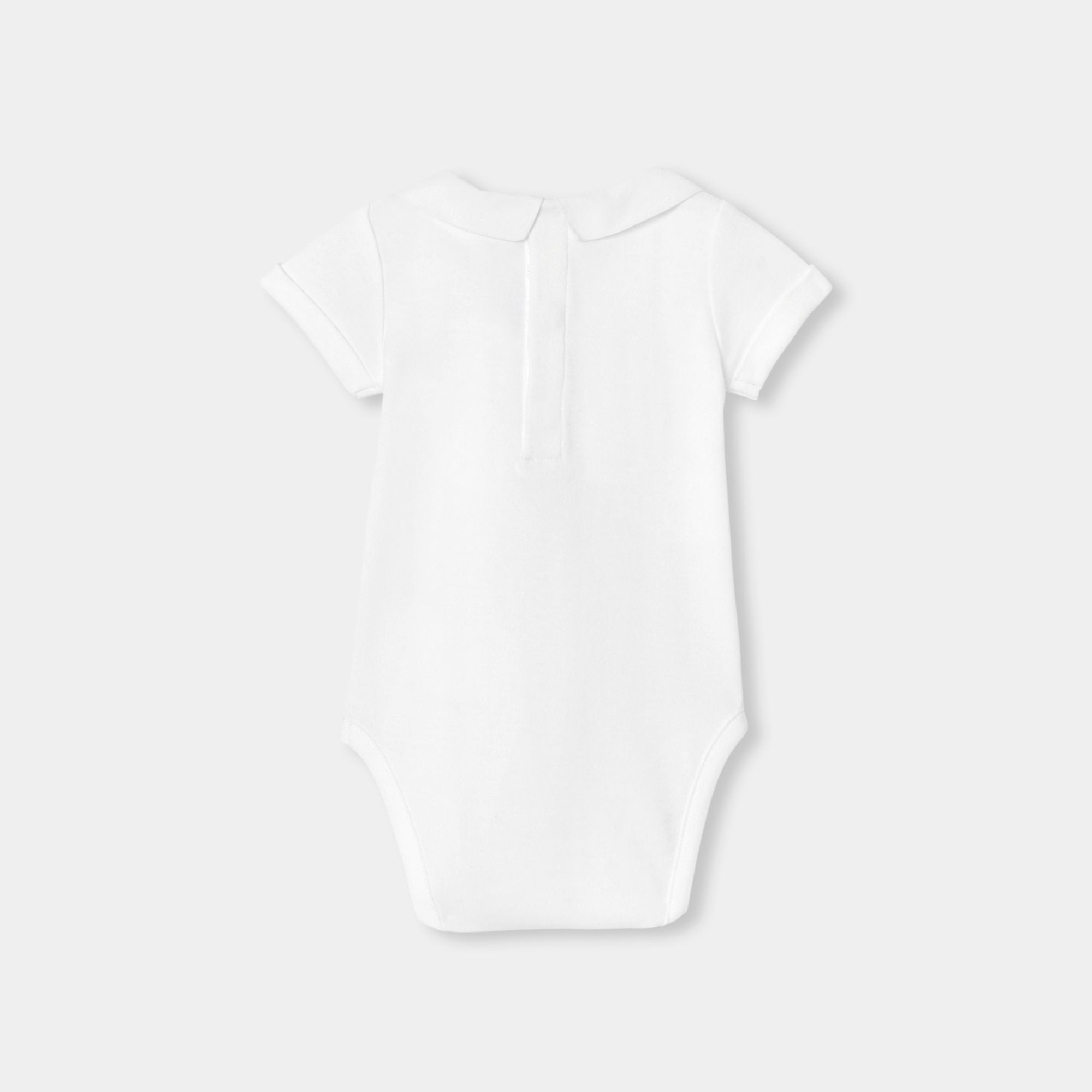 JC-NB093 - Jacadi Baby Boy Short-Sleeve Cotton Bodysuit
