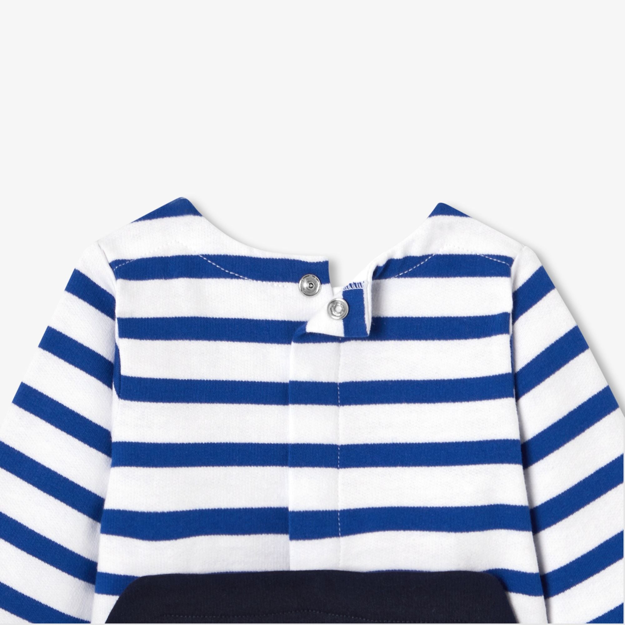Baby boy sweatshirt pyjamas - Navy Blue/Multicolour