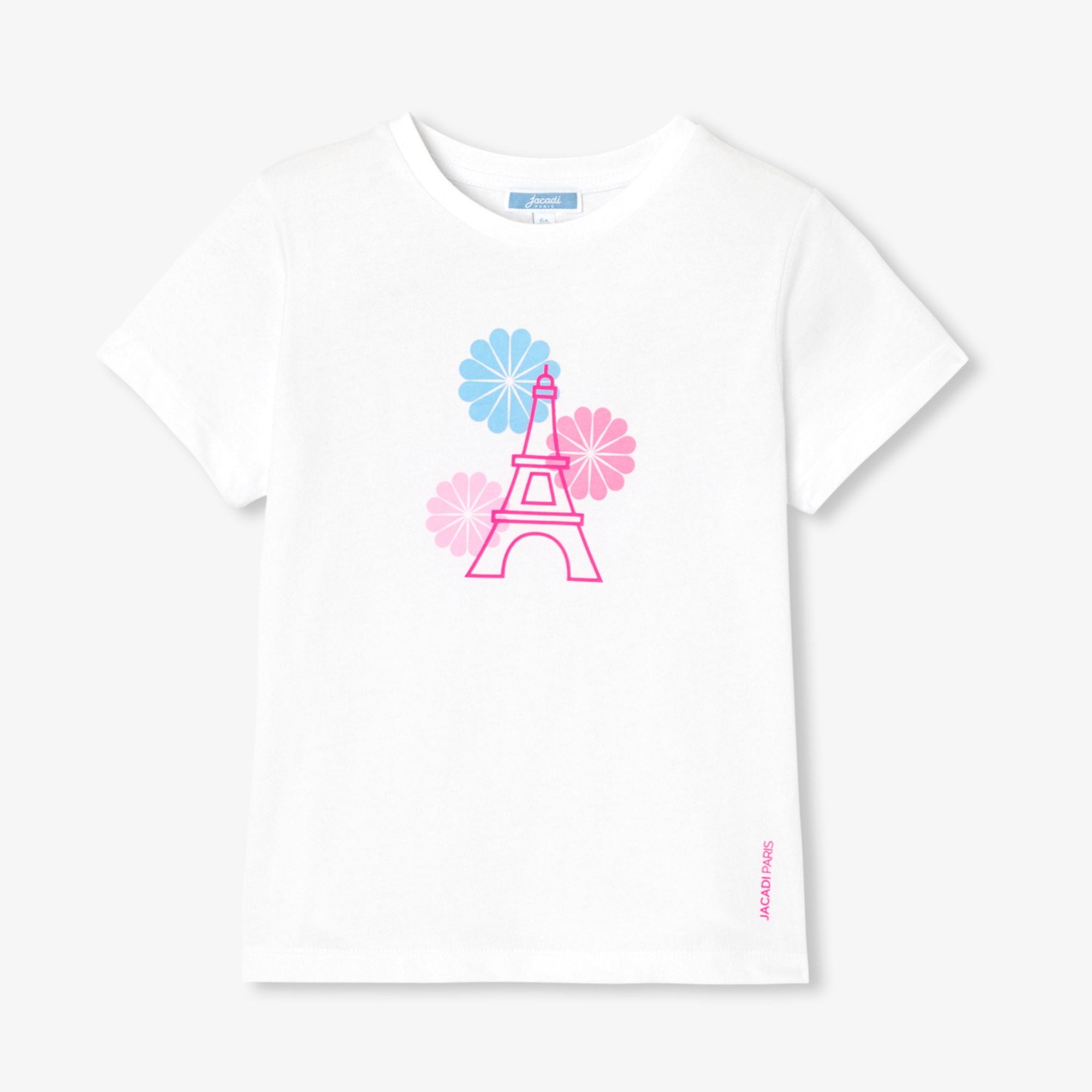 T-shirt Short-sleeved Girl - Jacadi White