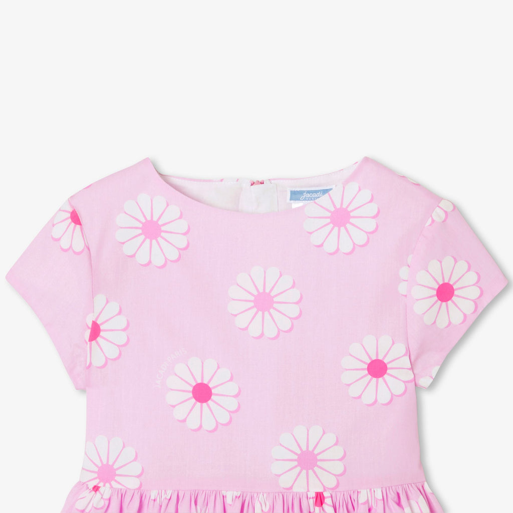 Girls' poplin dress