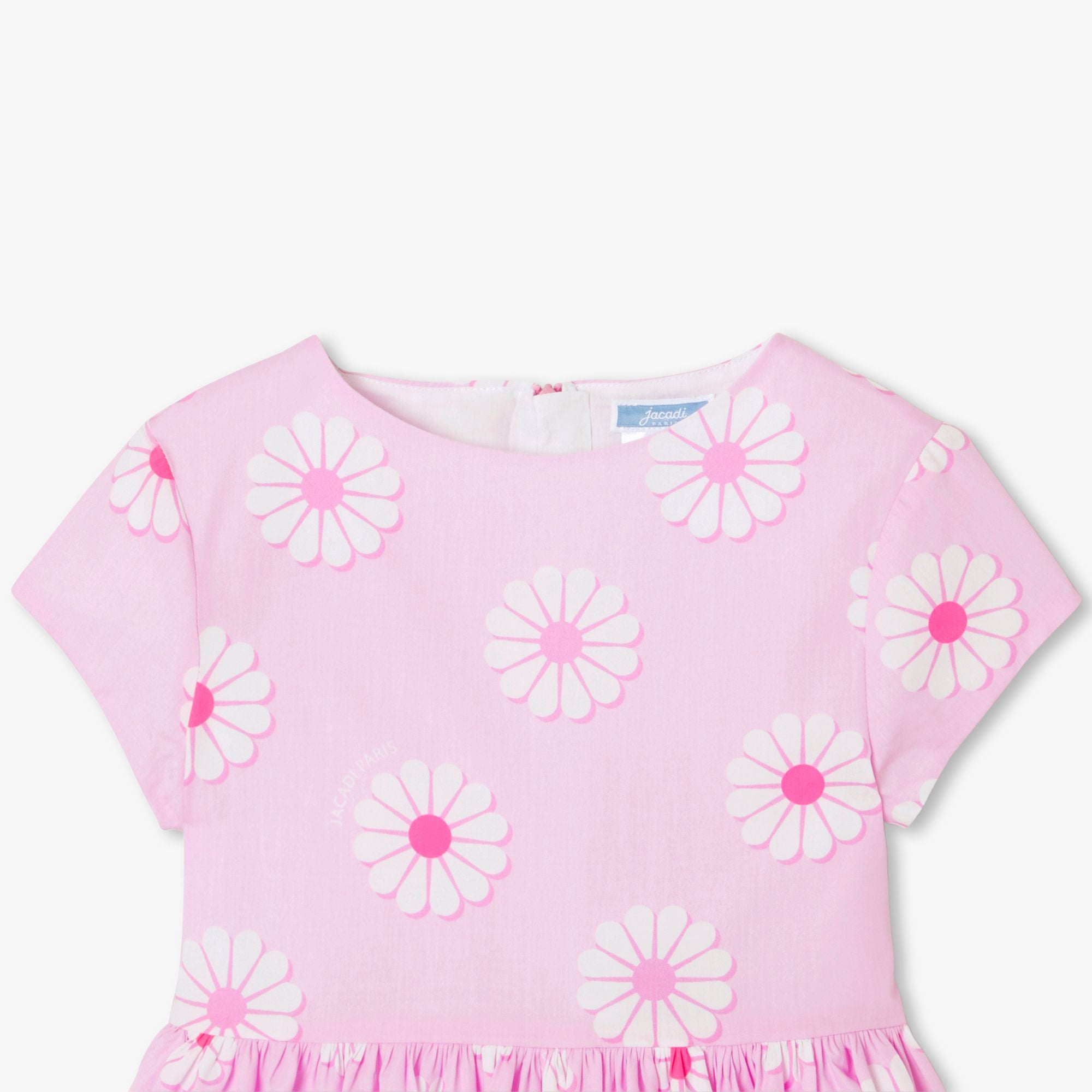 Girls' poplin dress