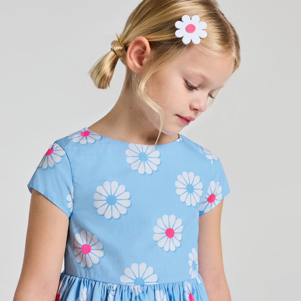Girls' poplin dress