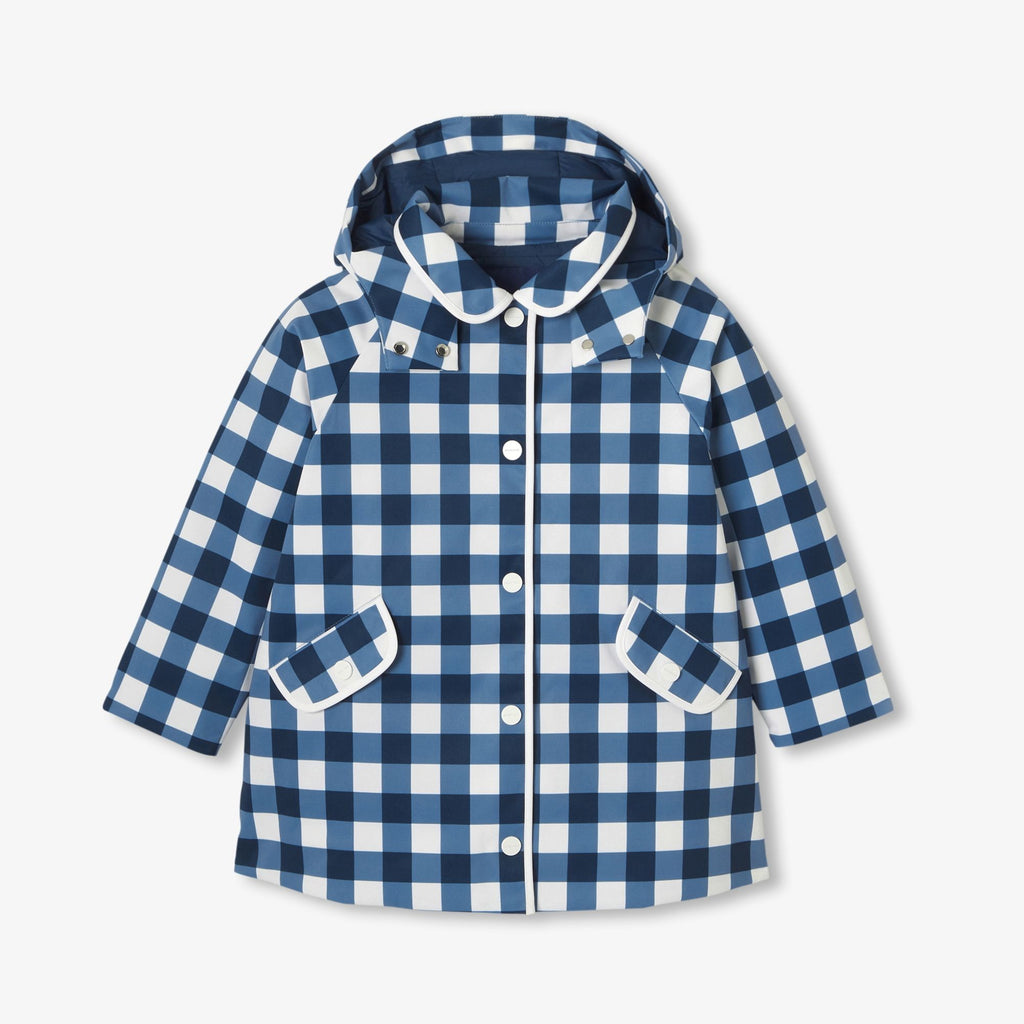 JC-TG123 - Jacadi Girl's Vichy checked coat
