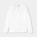 JC-TG150 - Jacadi Girls' Poplin Blouse - White
