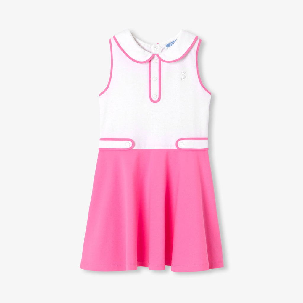 Dress Stile Tennis Girl - White/Pink