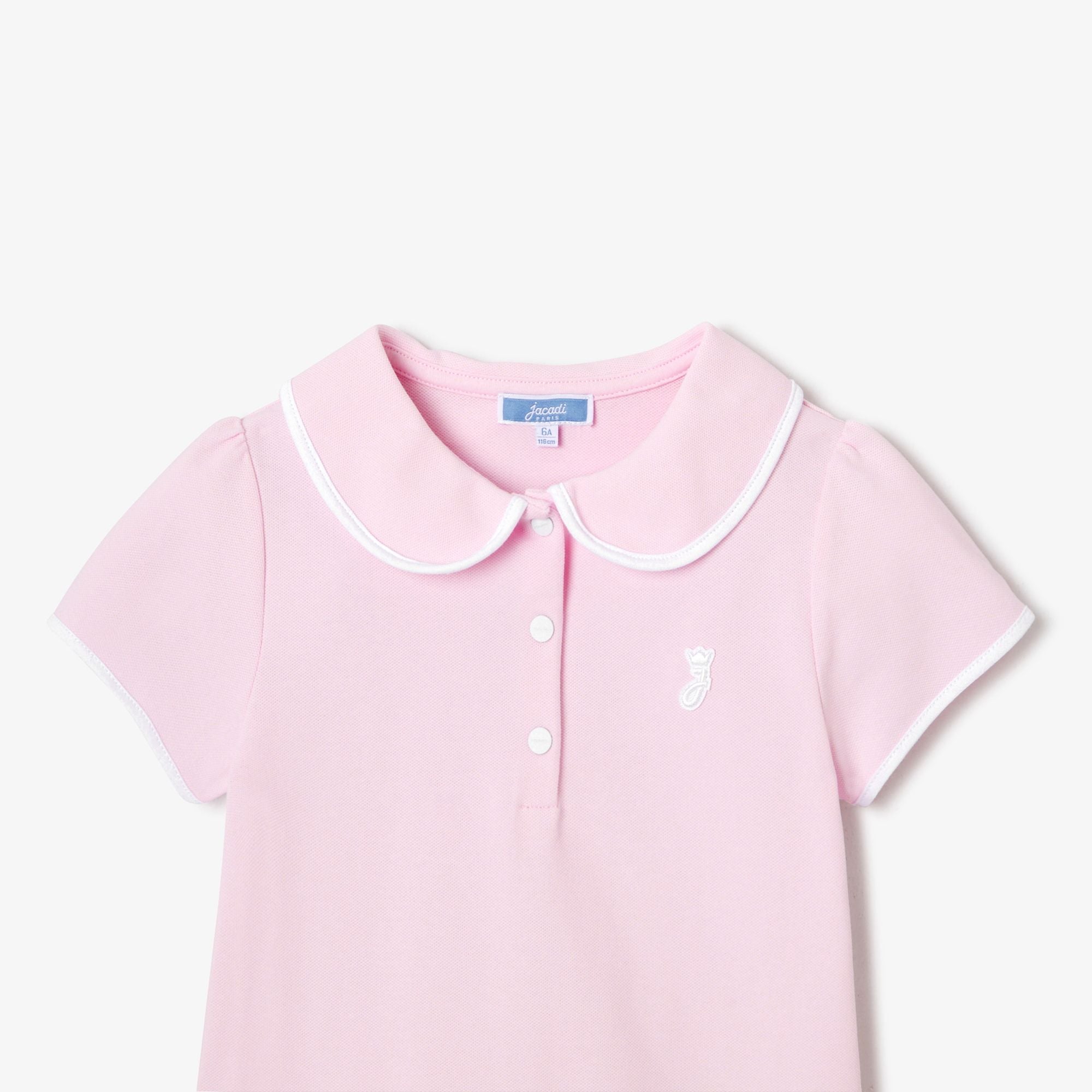 Girls' short-sleeved polo shirt shirt