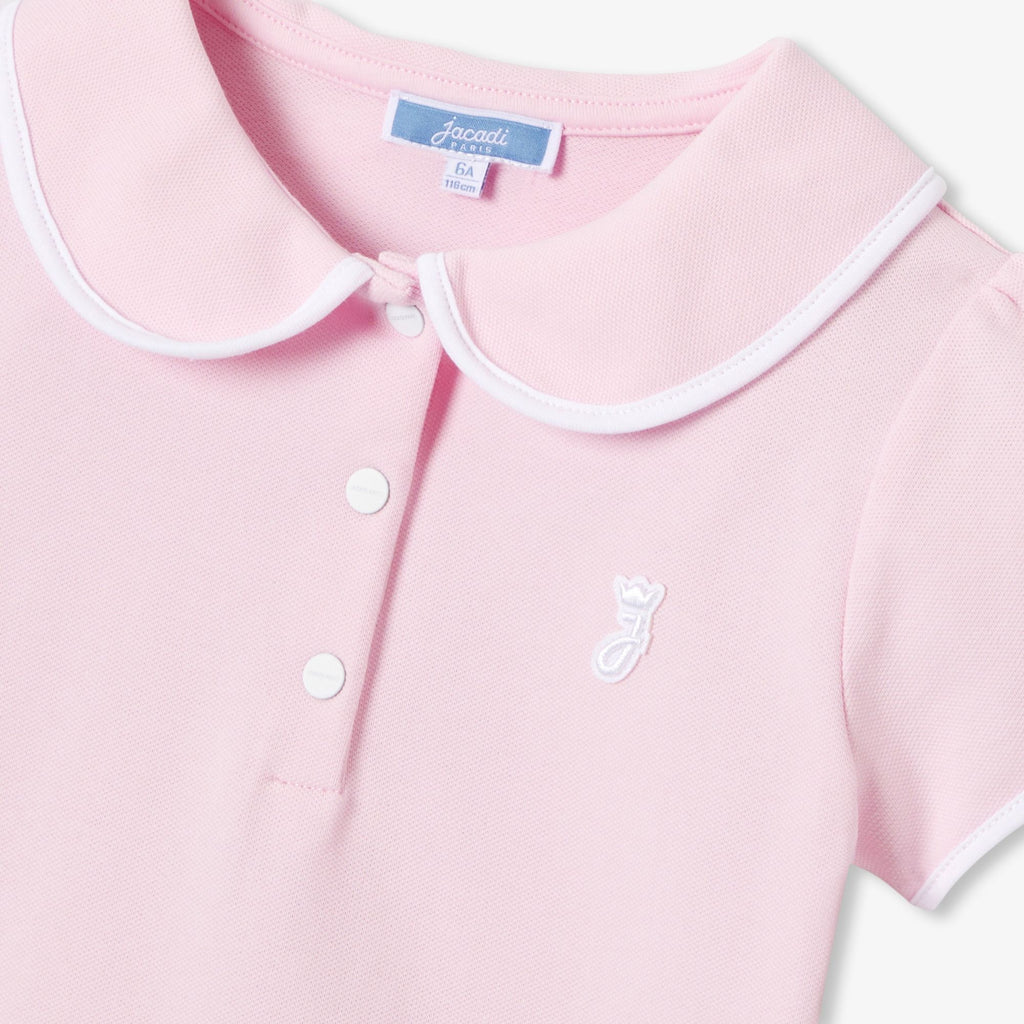 Girls' short-sleeved polo shirt shirt