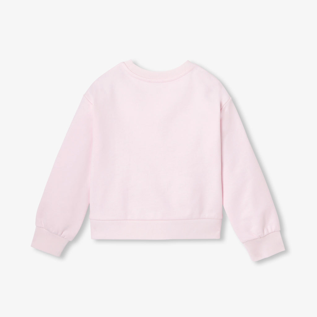 JC-TG104 - Jacadi Girl's fleece sweatshirt (Pink)