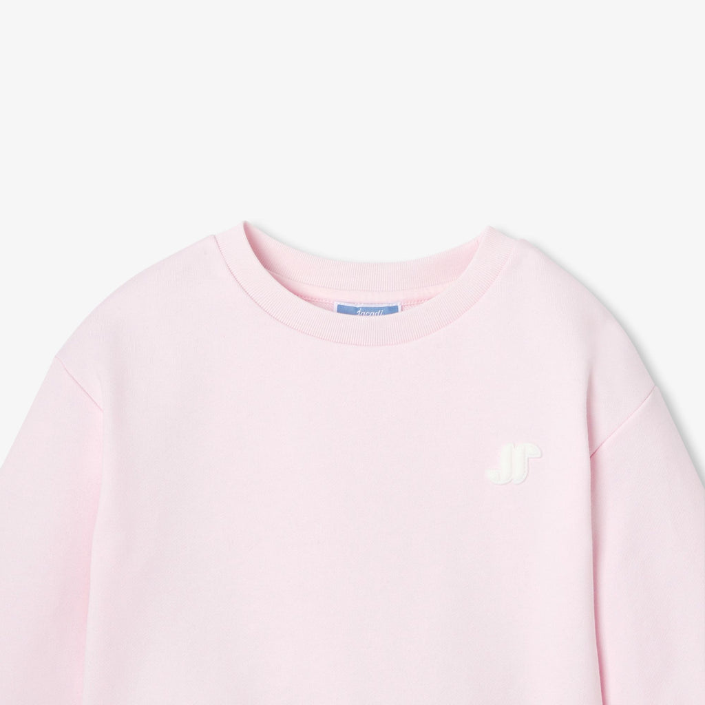 Girl sweatshirt top - Powder Pink Jacadi