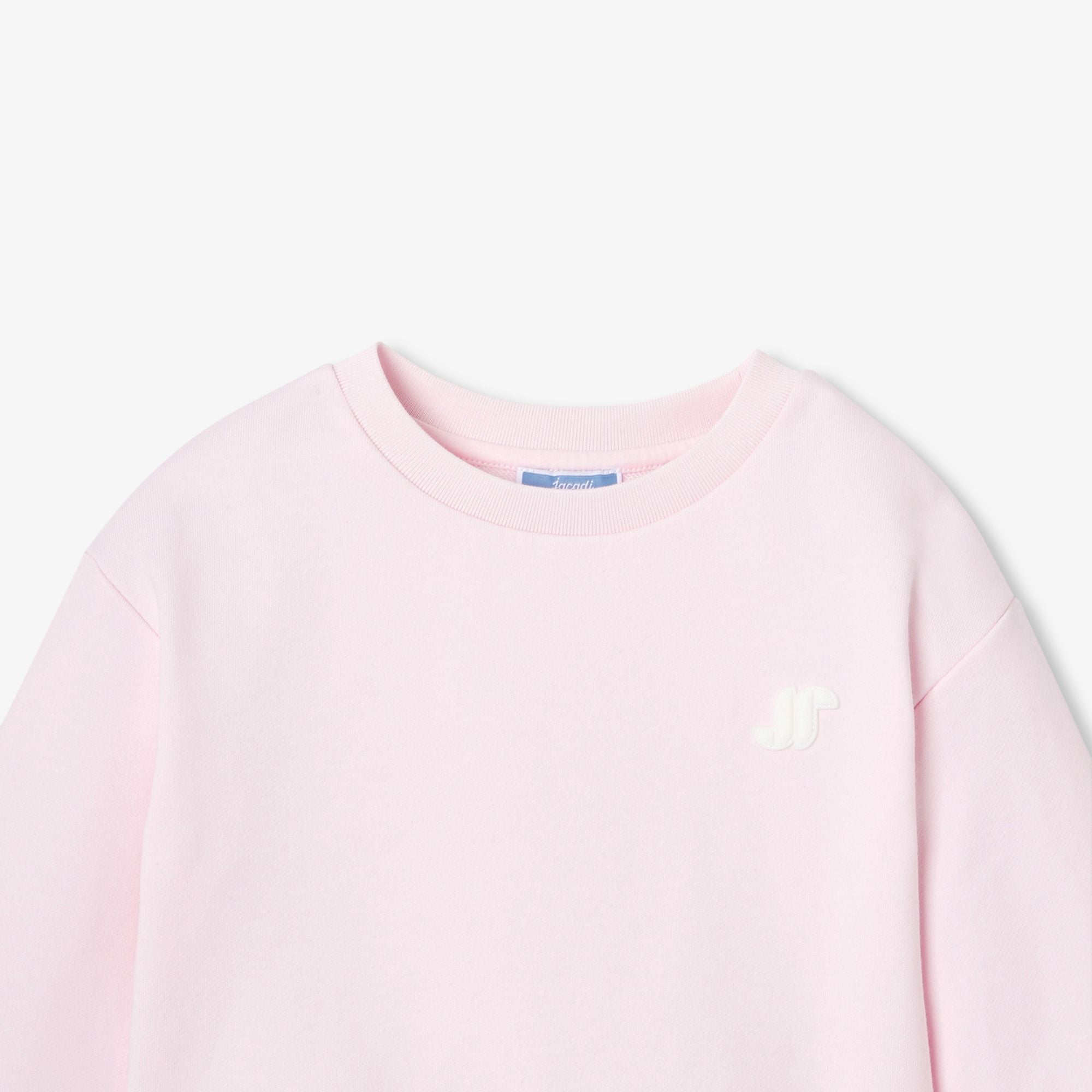 Girl sweatshirt top - Powder Pink Jacadi