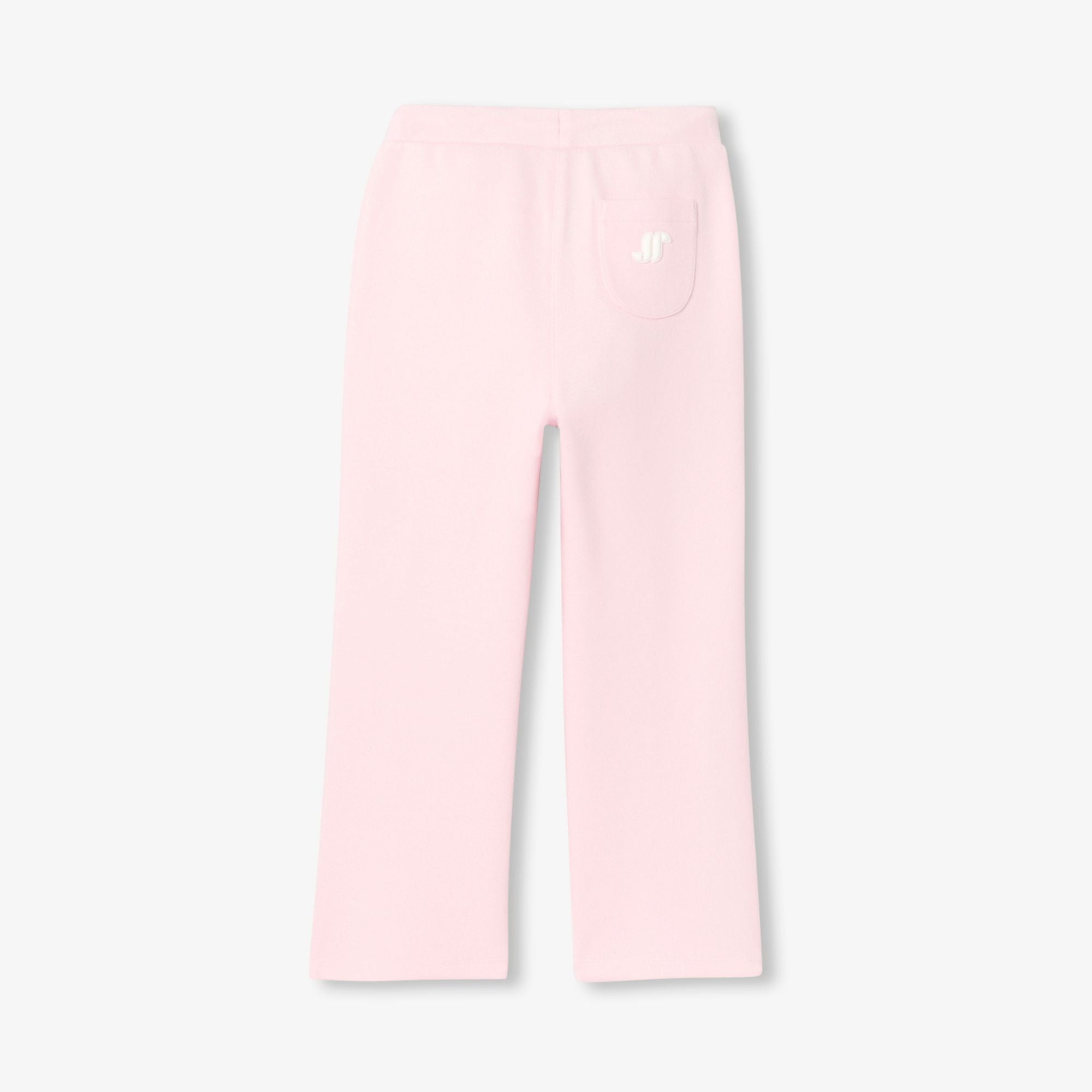 Girls' piqué knit jogging pants