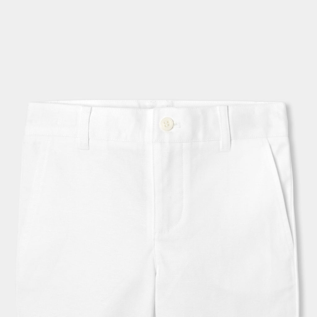 Bermuda Shorts Shorts shorts Shorts in Cotton E Linen Boy - Jacadi White
