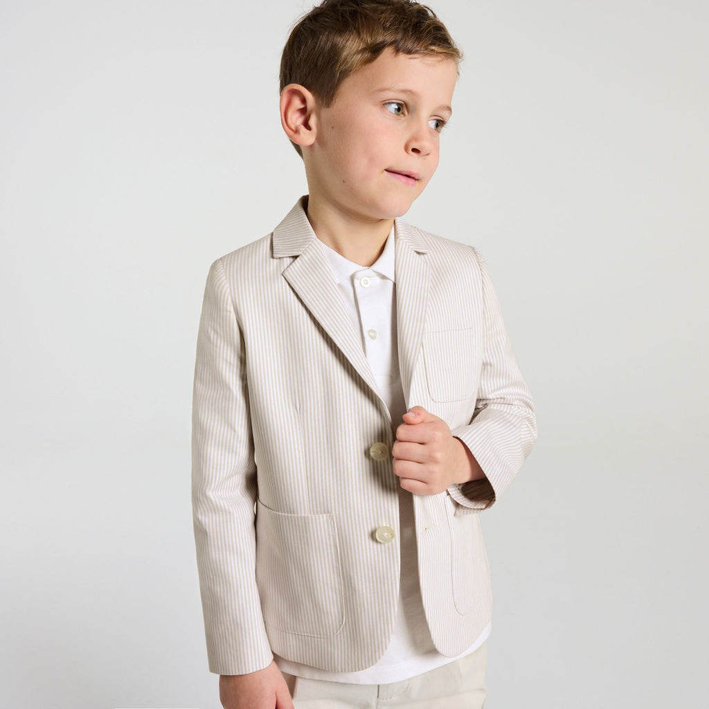 Jacket Occasion Boy - White/Beige