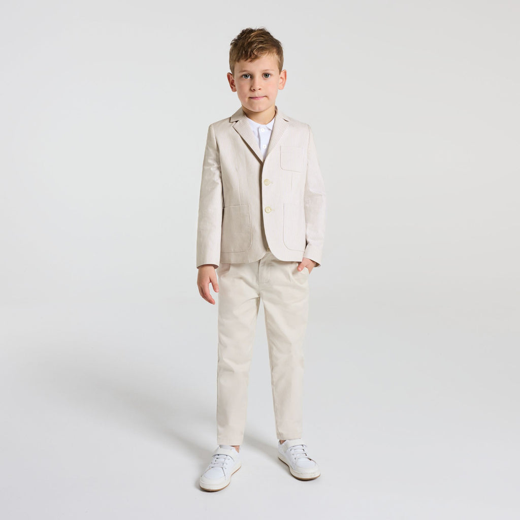 Jacket Occasion Boy - White/Beige