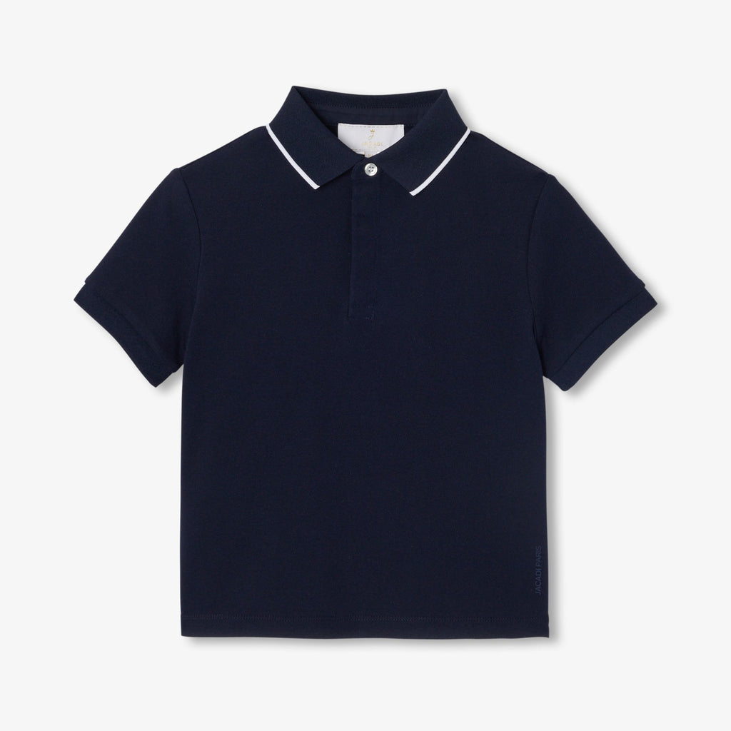 Boy ceremony polo shirt - Navy Blue