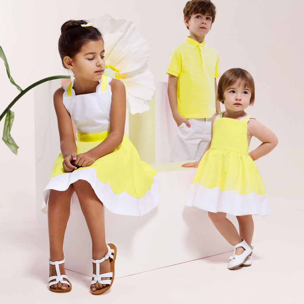 Ceremony Polo shirt Shirt Boy - Giallo Sole