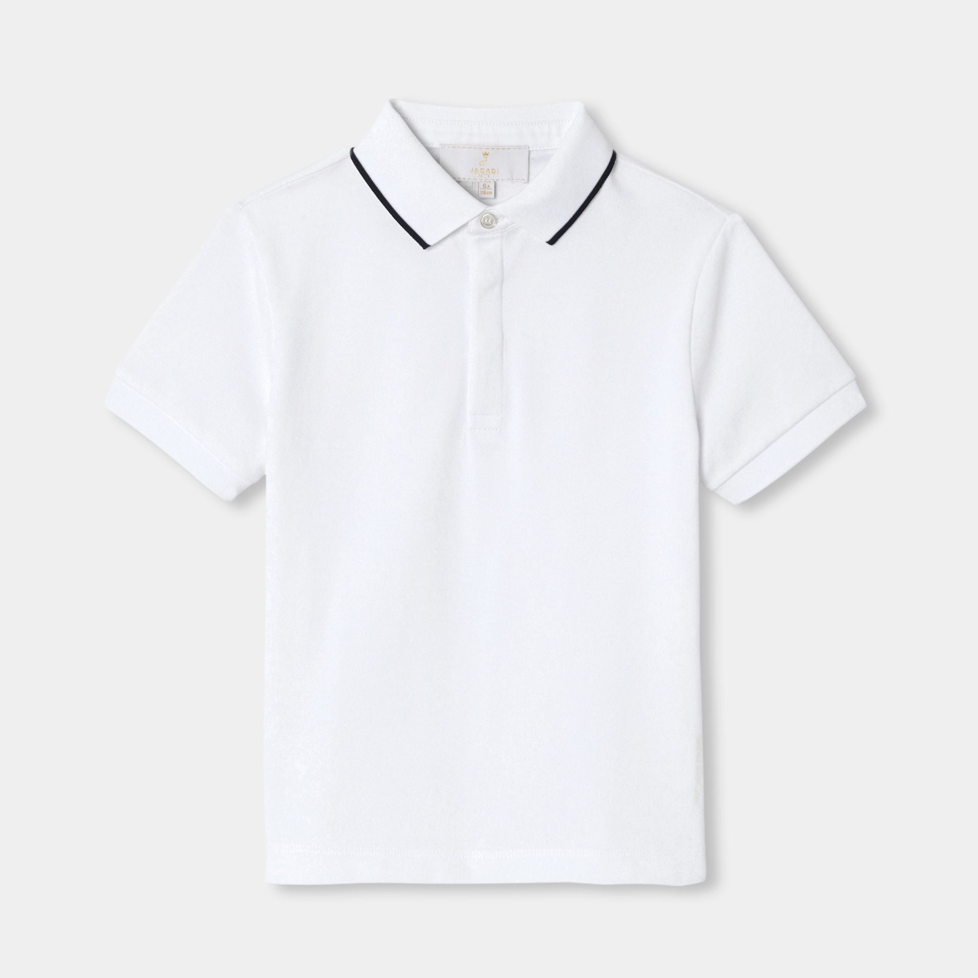 Boy ceremony polo shirt - White