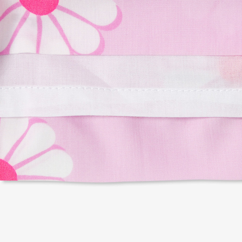 Baby girl cotton dress with floral pattern