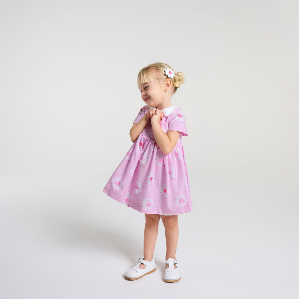 JC-NG140 - Jacadi Baby girl floral cotton dress