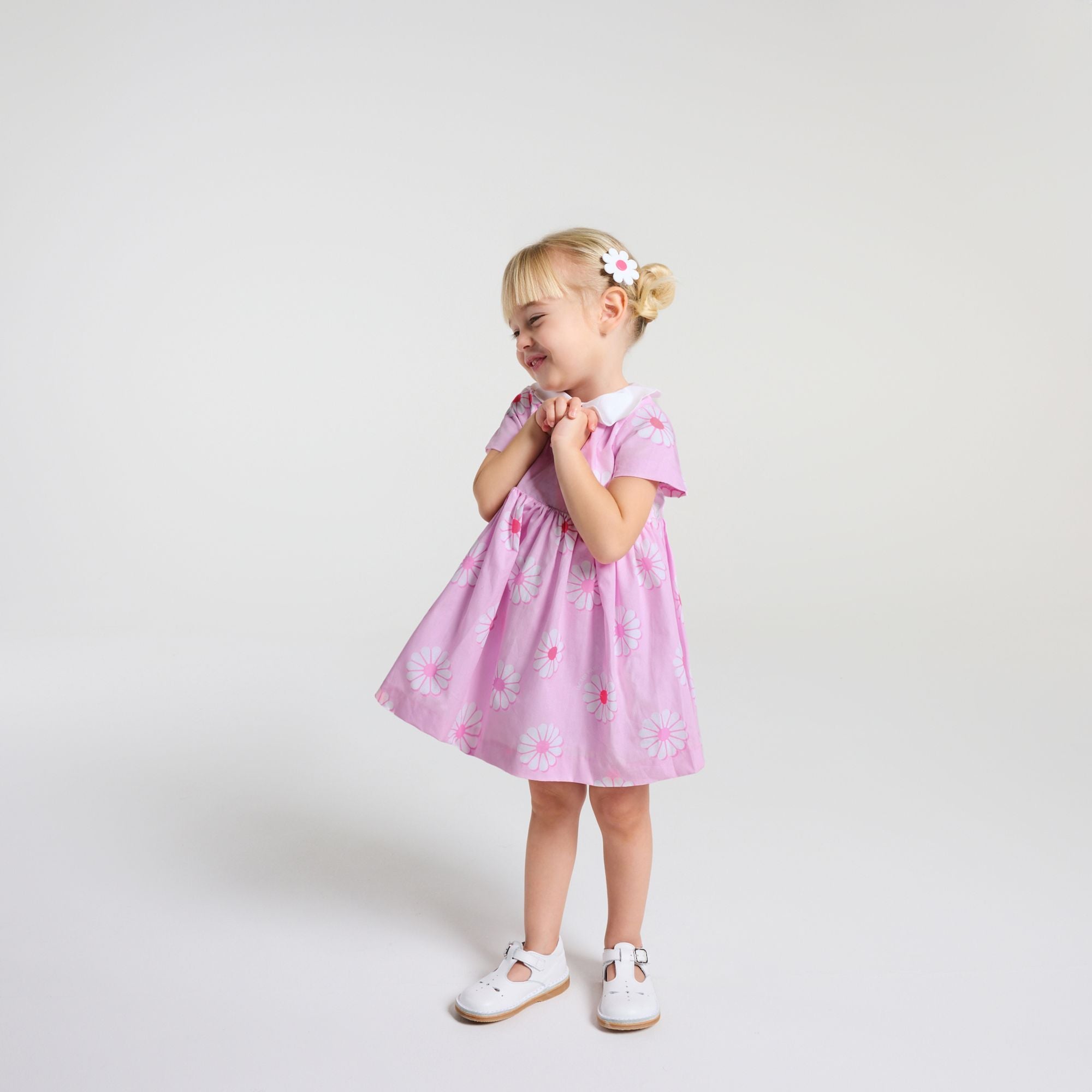 JC-NG140 - Jacadi Baby girl floral cotton dress