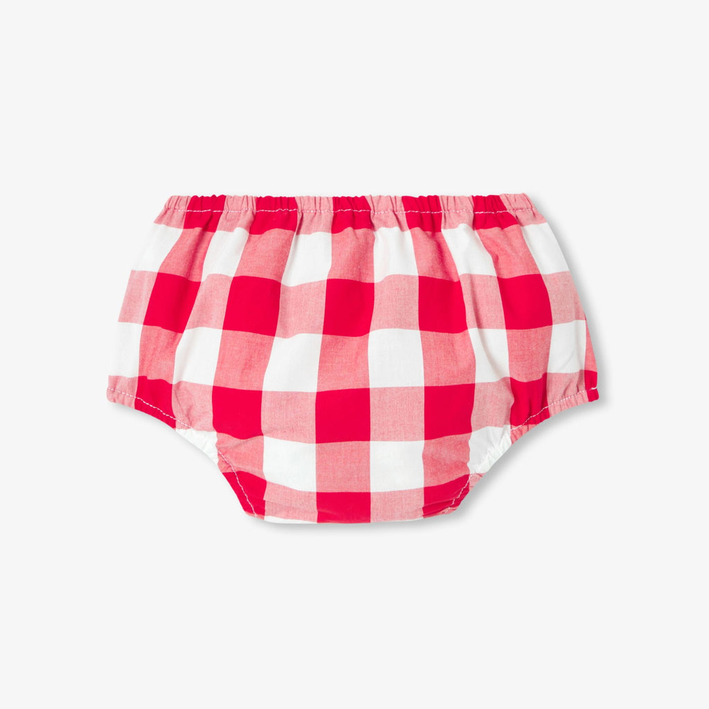 Baby girl gingham poplin dress