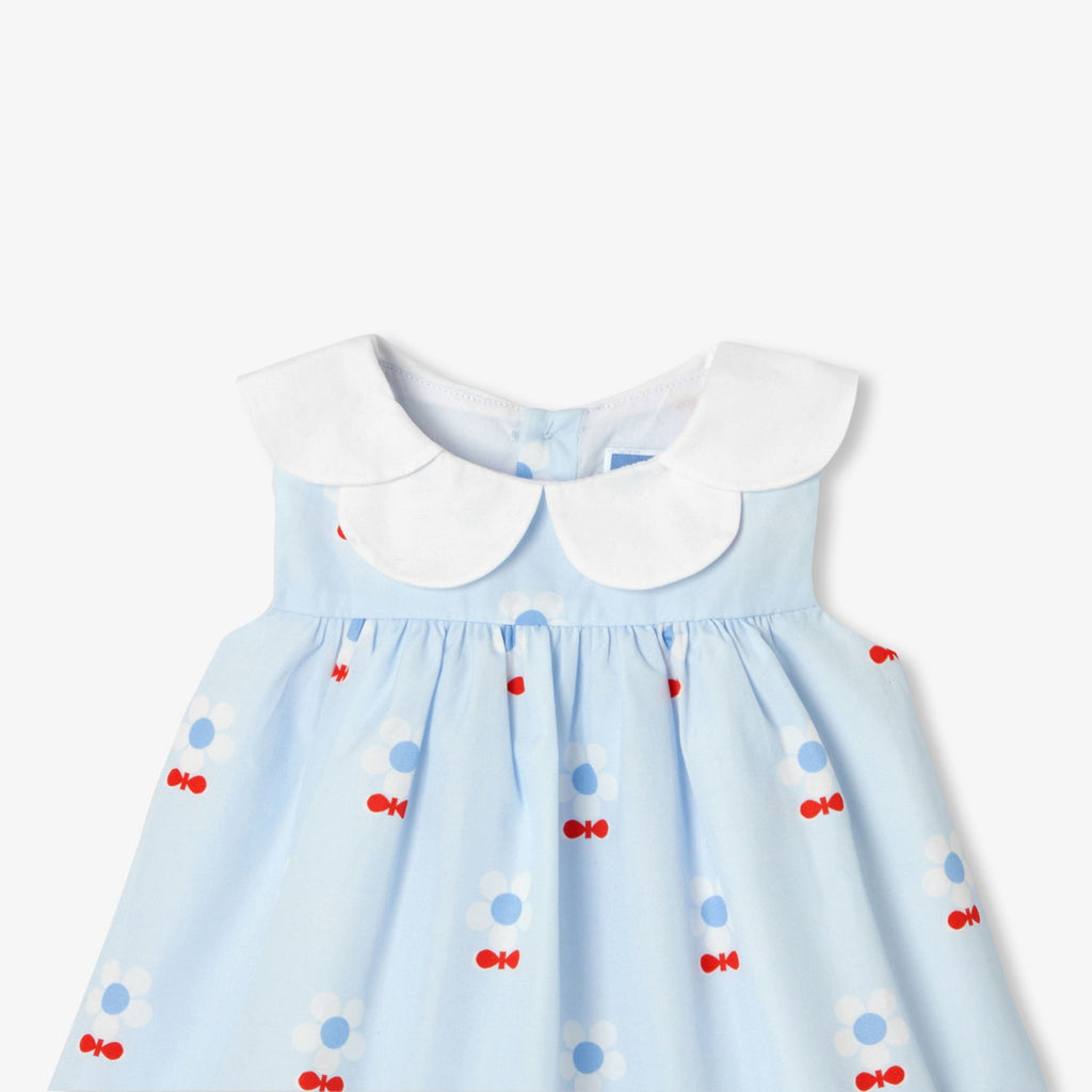 Baby girl floral poplin dress