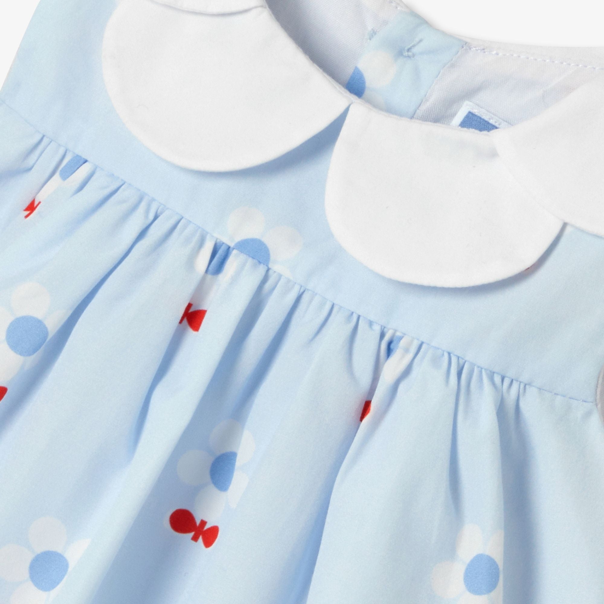 Baby girl floral poplin dress