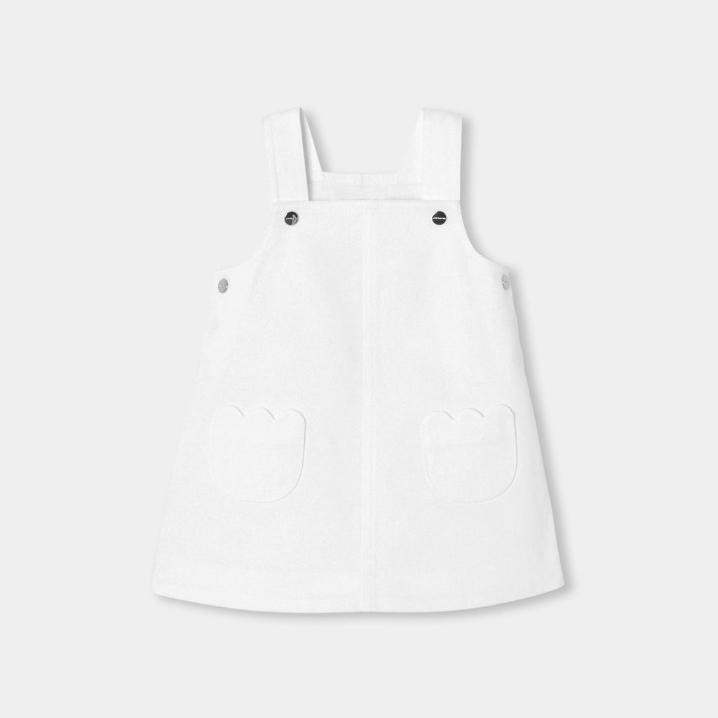 Baby girl twill shirt dress - Jacadi White