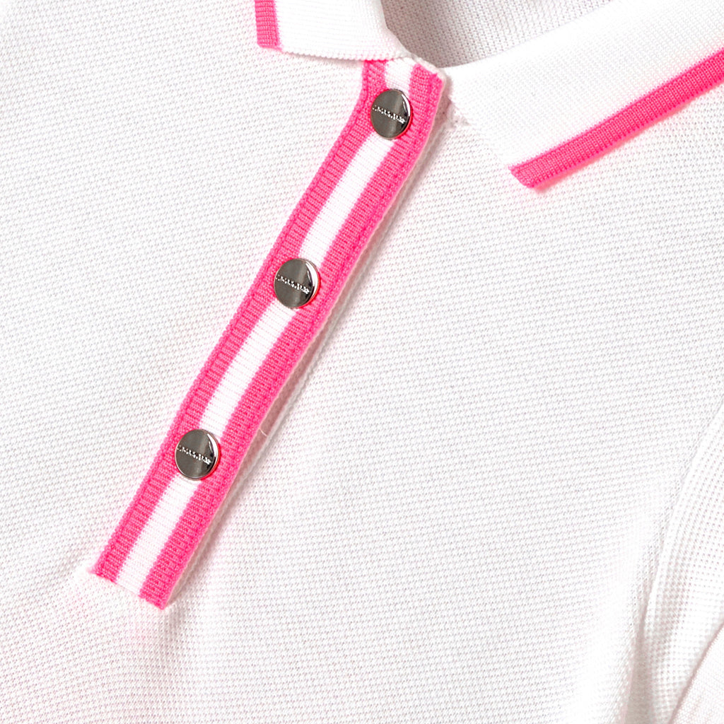 Baby girl polo dress in cotton piqué