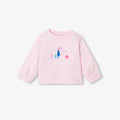 JC-NG116 - Jacadi Baby girl fleece sweatshirt