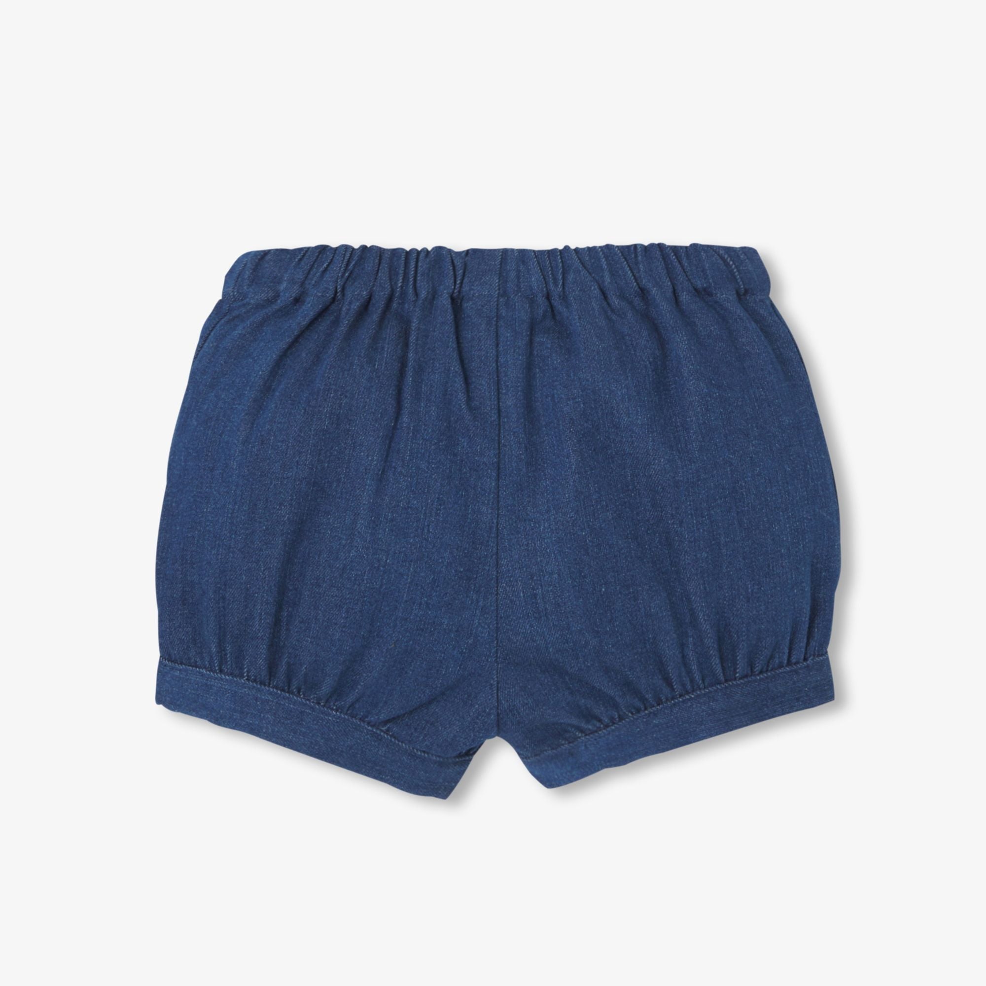Baby girl denim shorts - Light Denim