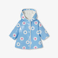 JC-NG128 - Jacadi Baby girl glossy daisy-print raincoat