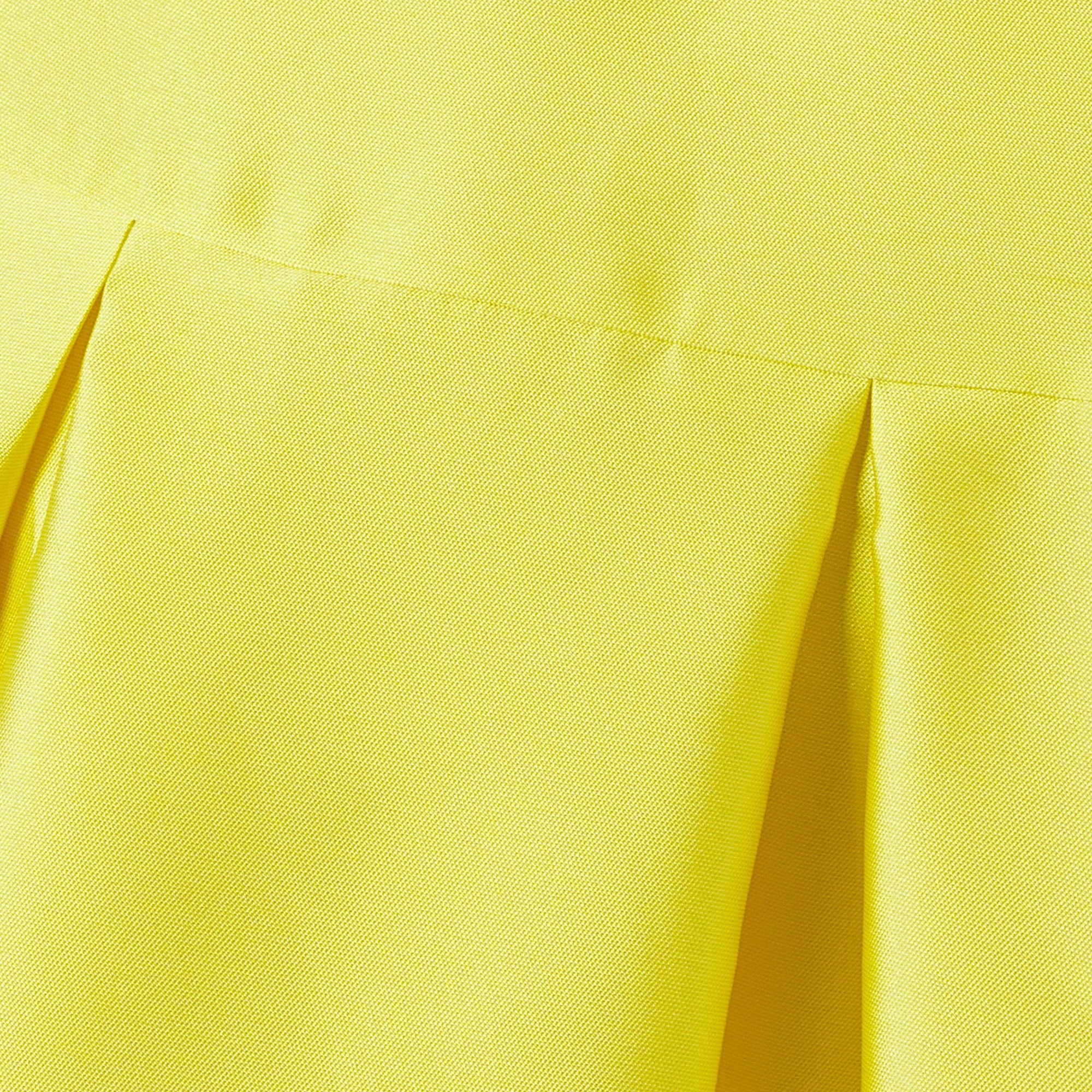 Ceremony Dress in Mikado Satin Girl - Sun Yellow