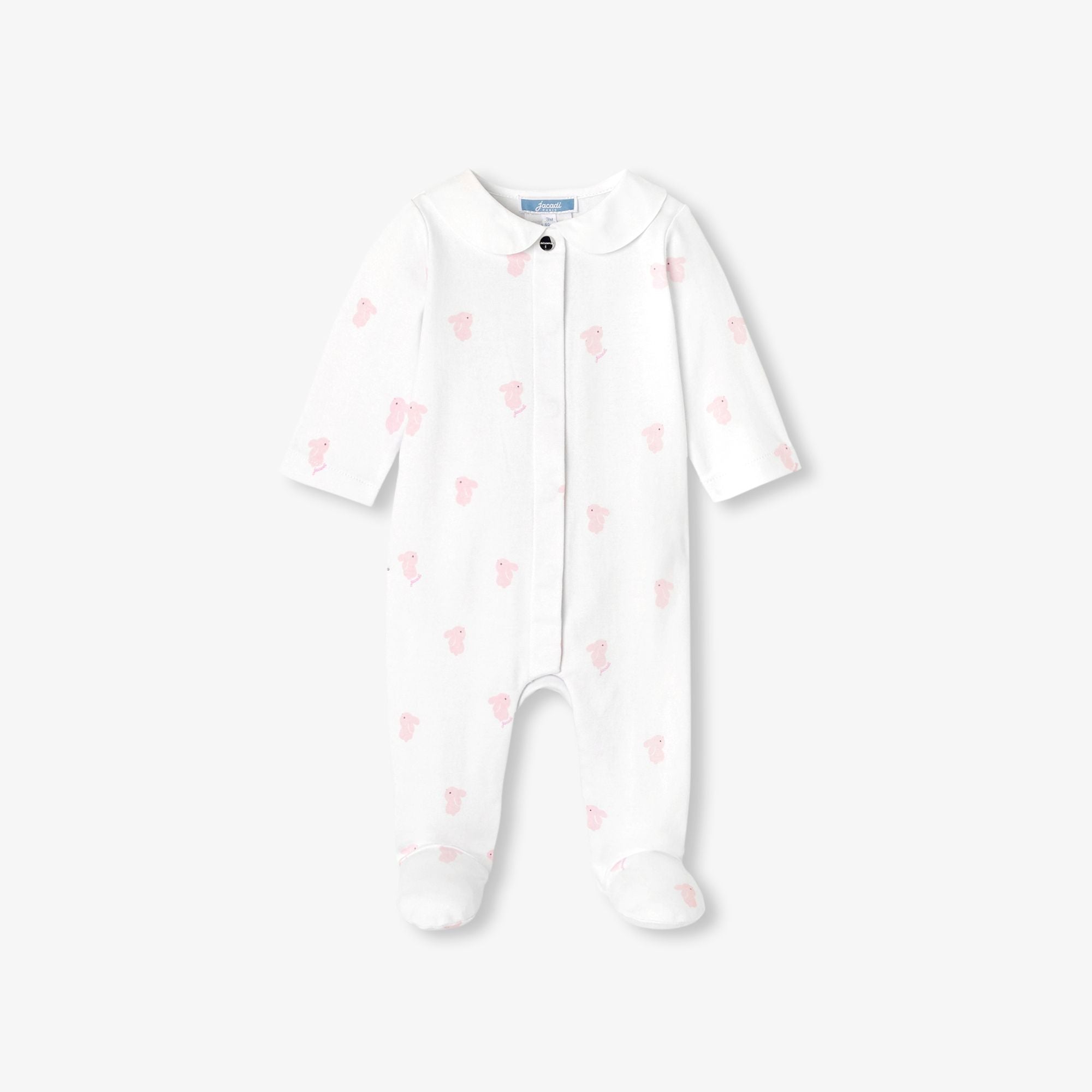Baby girl interlock cotton pyjamas