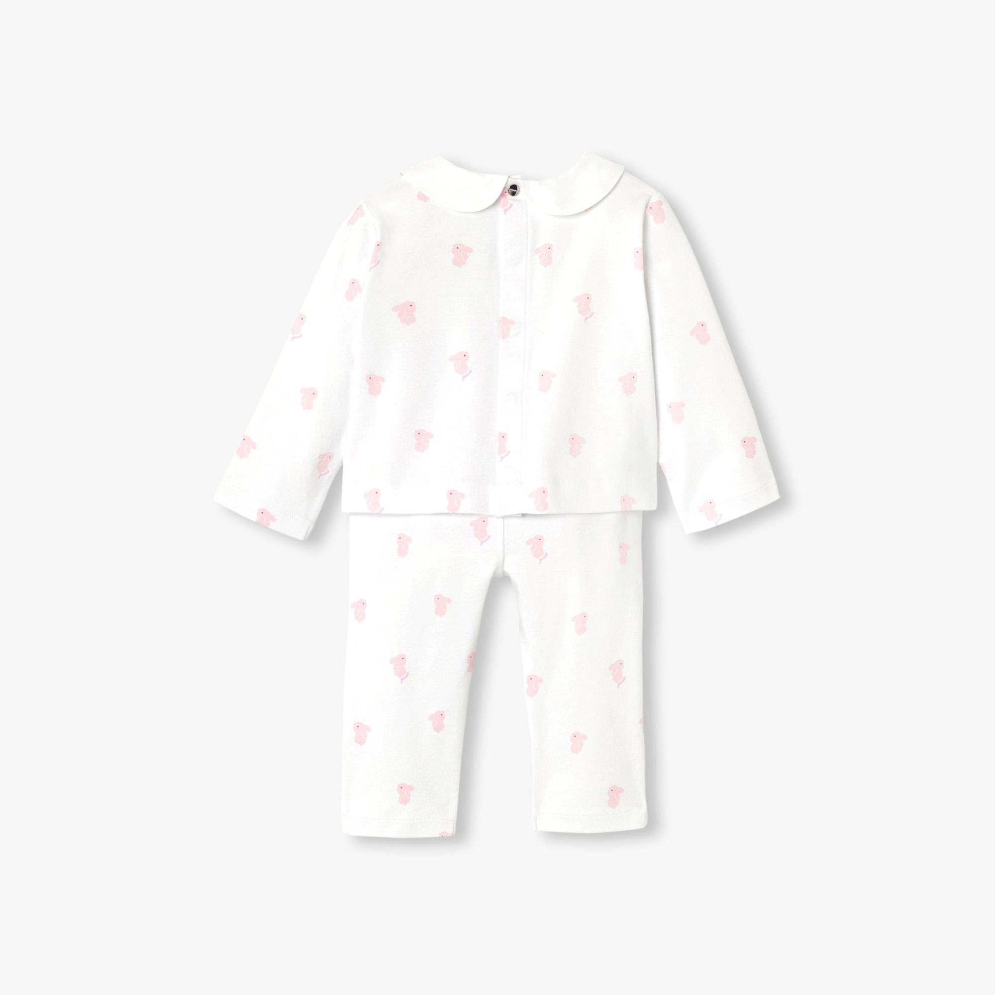 Baby girl interlock cotton pyjamas