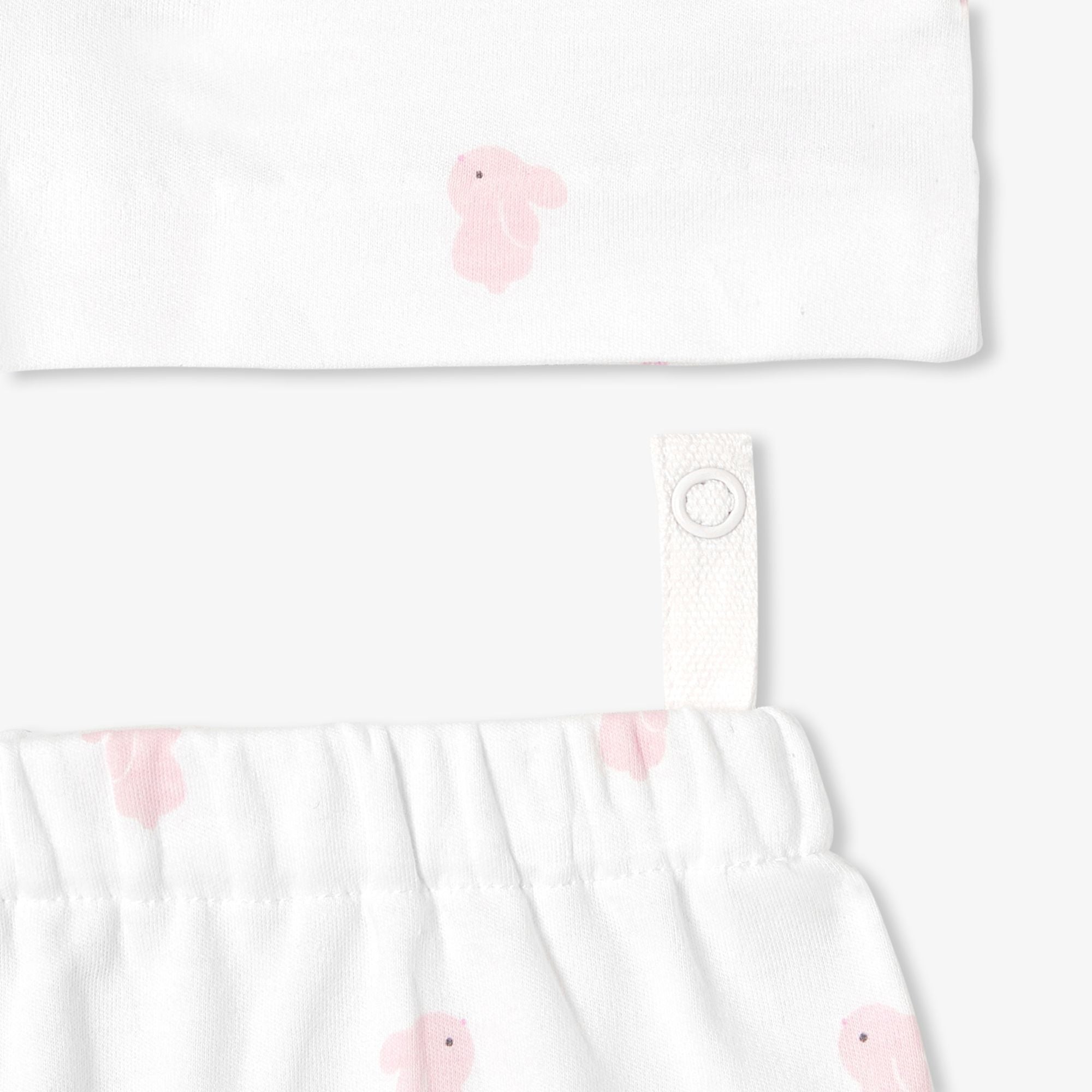 Baby girl interlock cotton pyjamas