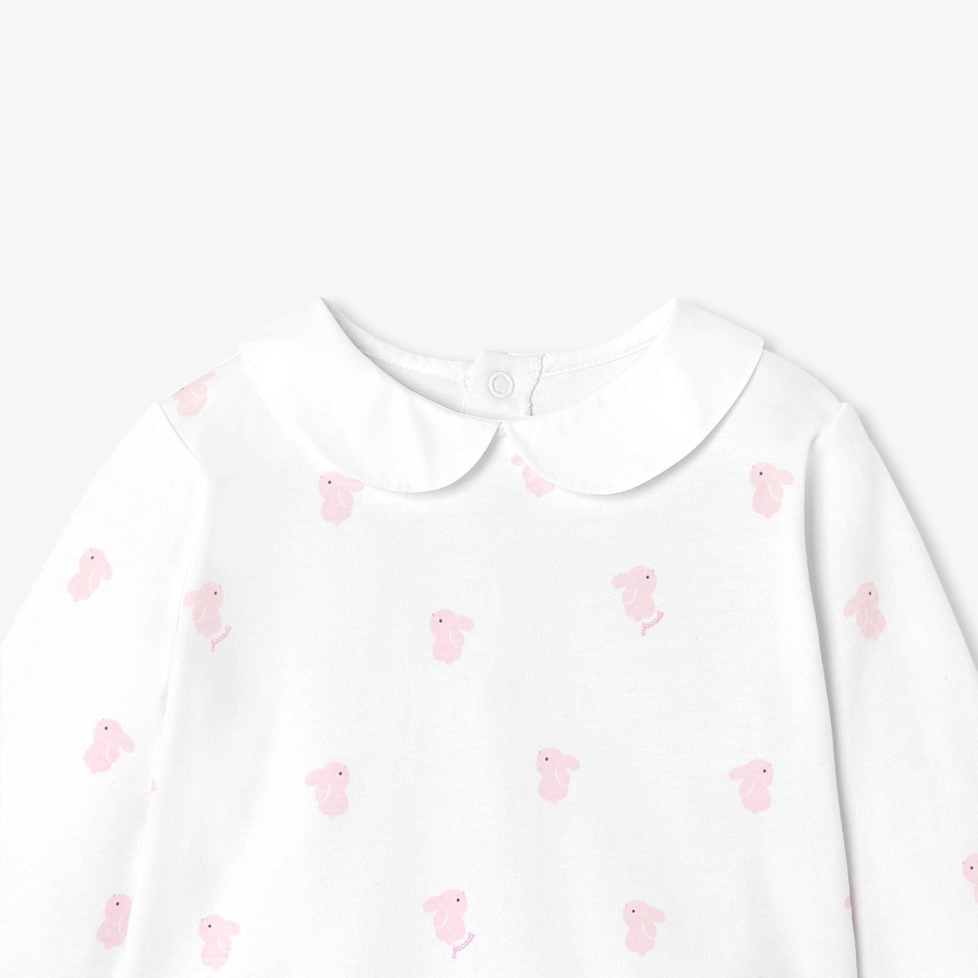 Baby girl interlock cotton pyjamas