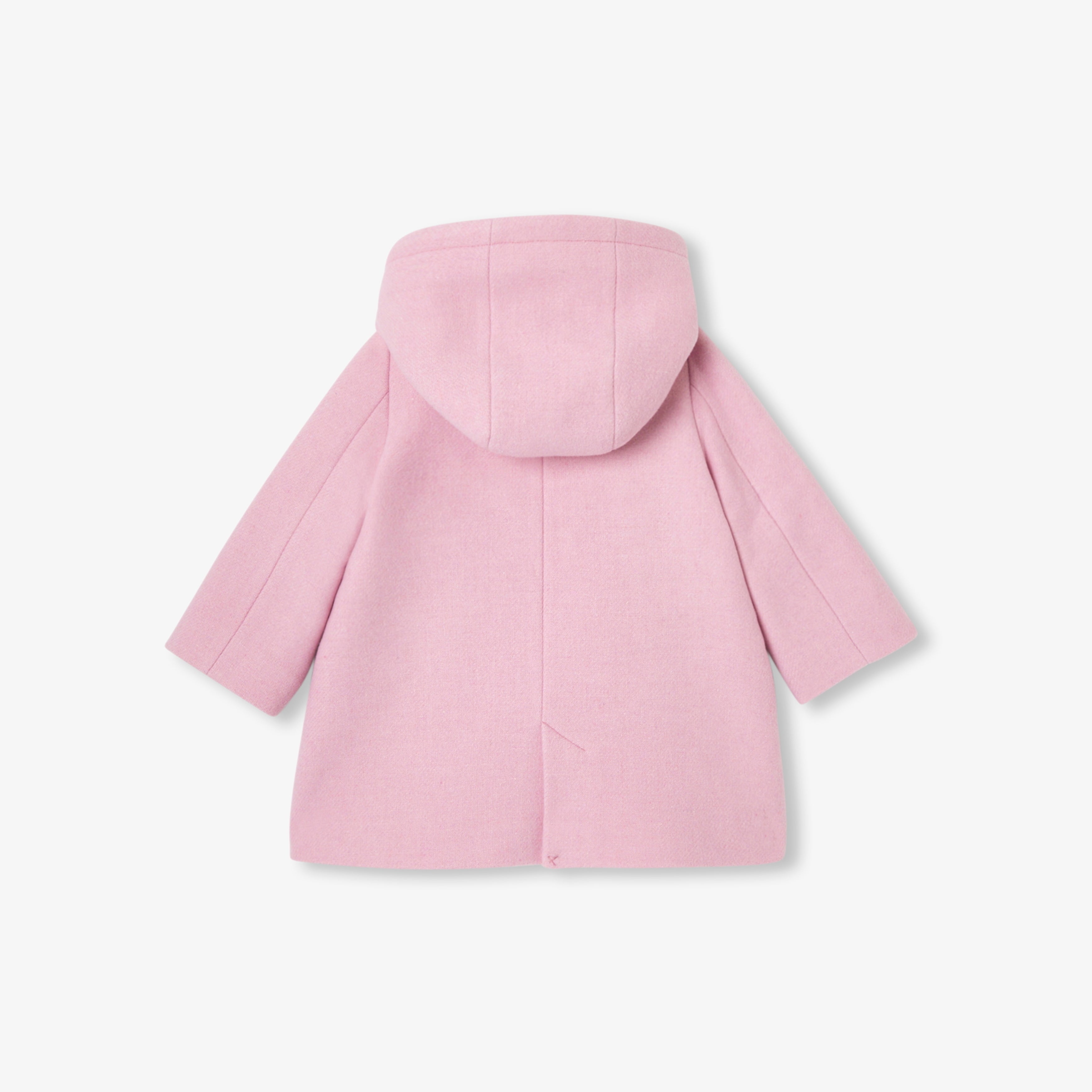 JC-NG051 Jacadi Baby Girl Wool Coat - Pink Mélange
